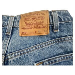 Levi's 550 Relaxed Fit Jeans - 42x32 - Made‎ in USA